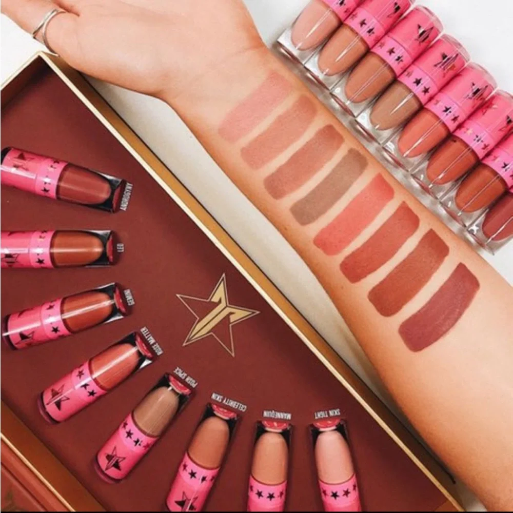 Jeffree Star Cosmetics Open Here For Nudes Set - 8 Mini Velour Liquid Lipsticks